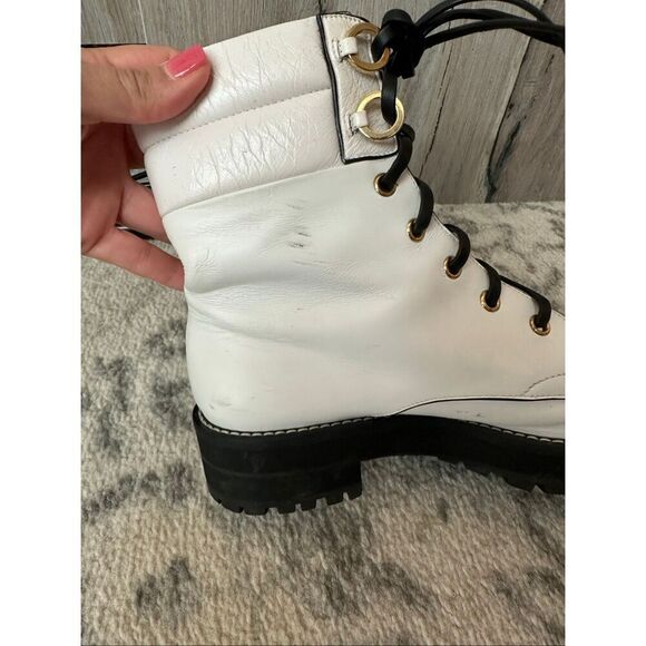 Stuart Weitzman Lexy Combat Boots Sz 5.5 - Picture 10 of 14